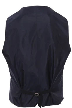 Gilet cerimonia in lana con dettagli raso