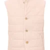 gilet reversibile in lino e cotone
