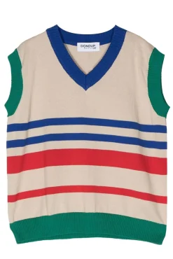 gilet rigato