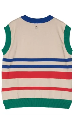 gilet rigato