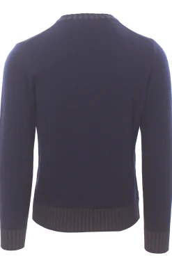 girocollo bordi vanisè in lana merino