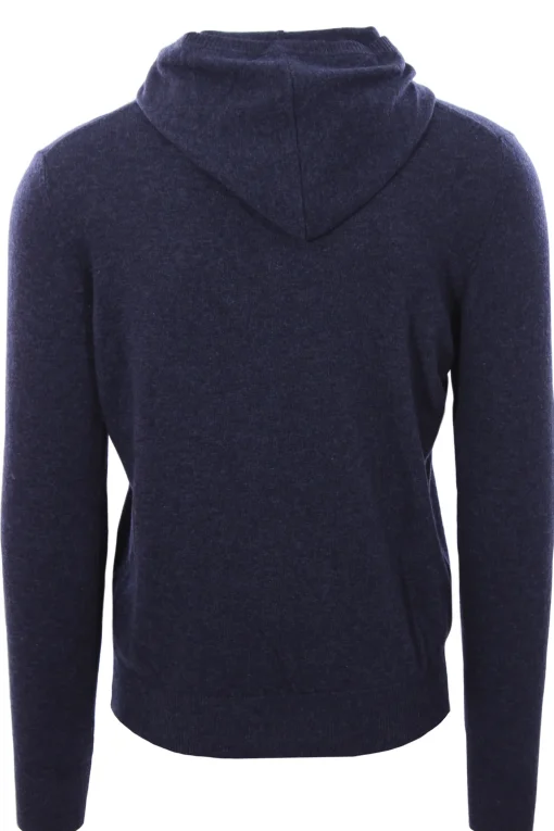 Girocollo cappuccio in lana e cashmere