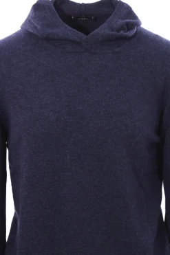 Girocollo cappuccio in lana e cashmere