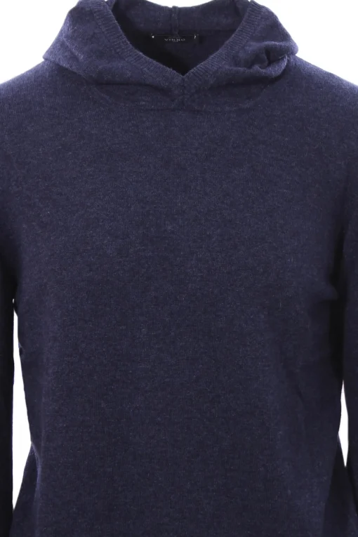 Girocollo cappuccio in lana e cashmere