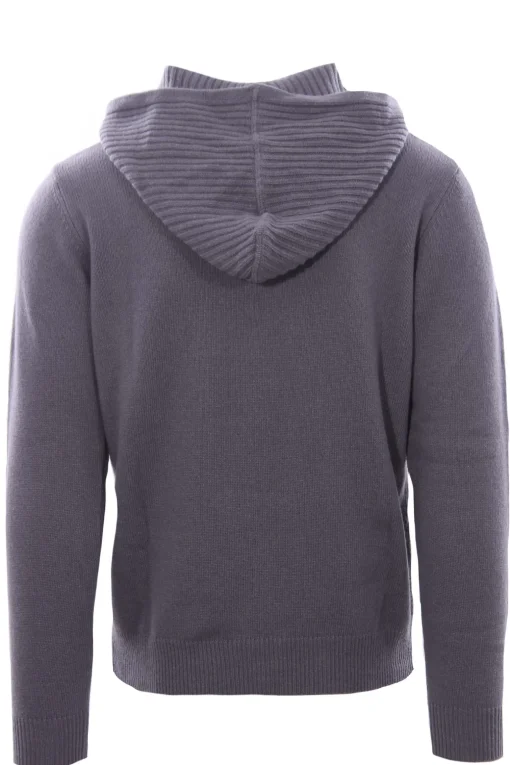Girocollo con tasche e cappuccio
