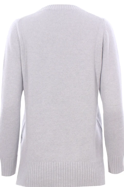Girocollo in lana e cashmere
