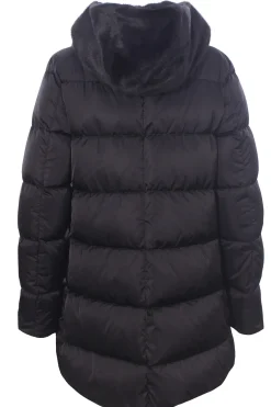 Giubbino in raso e lady faux fur