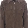 giubbino in suede