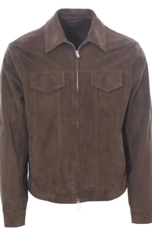 giubbino in suede