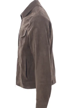 giubbino in suede
