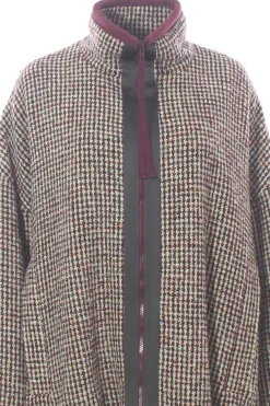Giubbino vichy con zip