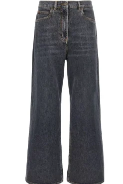 Jeans cinque tasche vita alta