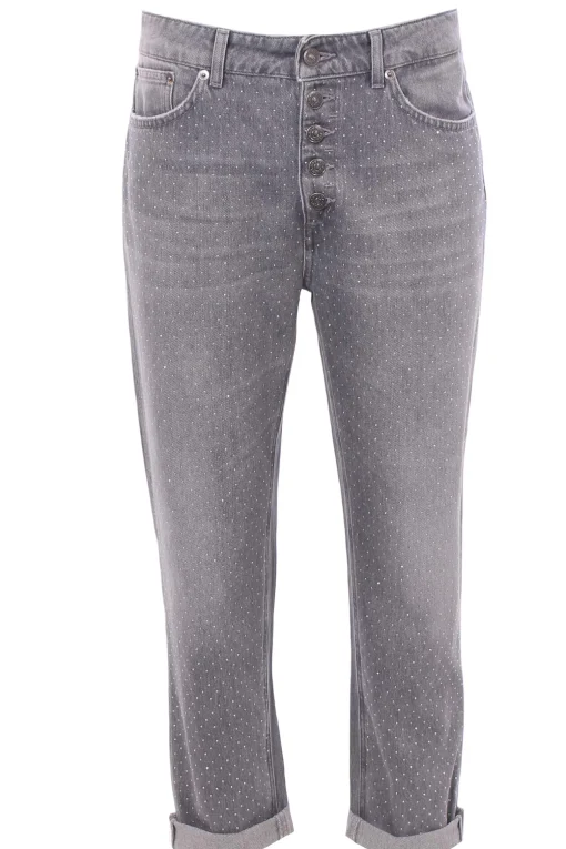 Jeans koons bottoni gioiello