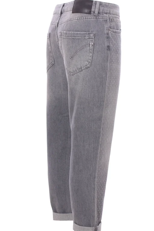 Jeans koons bottoni gioiello