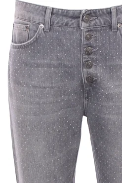 Jeans koons bottoni gioiello