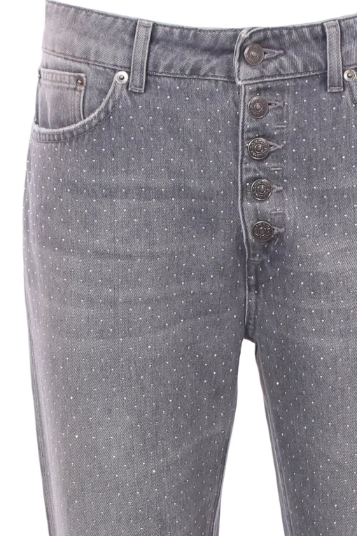 Jeans koons bottoni gioiello