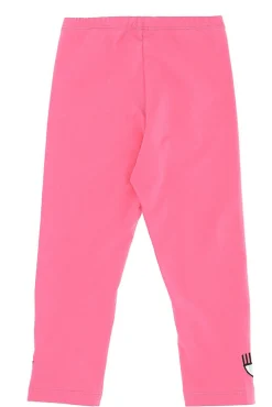 Leggings in cotone stretch occhio