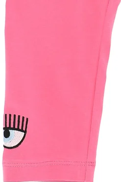 Leggings in cotone stretch occhio