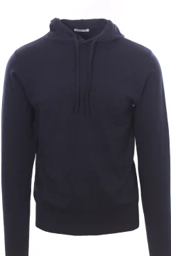 maglia cappuccio hido in cotone e cashmere