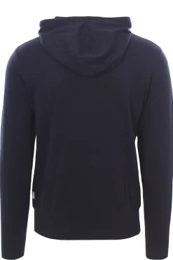 maglia cappuccio hido in cotone e cashmere