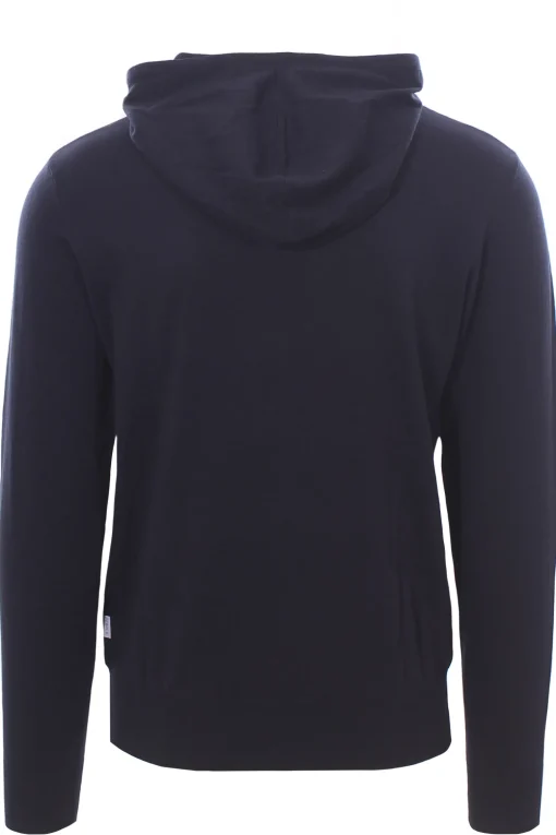 maglia cappuccio hido in cotone e cashmere