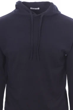 maglia cappuccio hido in cotone e cashmere
