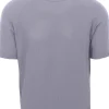 maglia effetto doppio capo in cotone nido d'ape