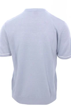 maglia effetto doppio capo in lino