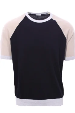 Maglia girocollo tricolor