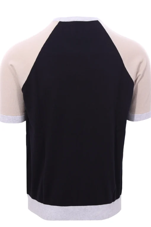 Maglia girocollo tricolor