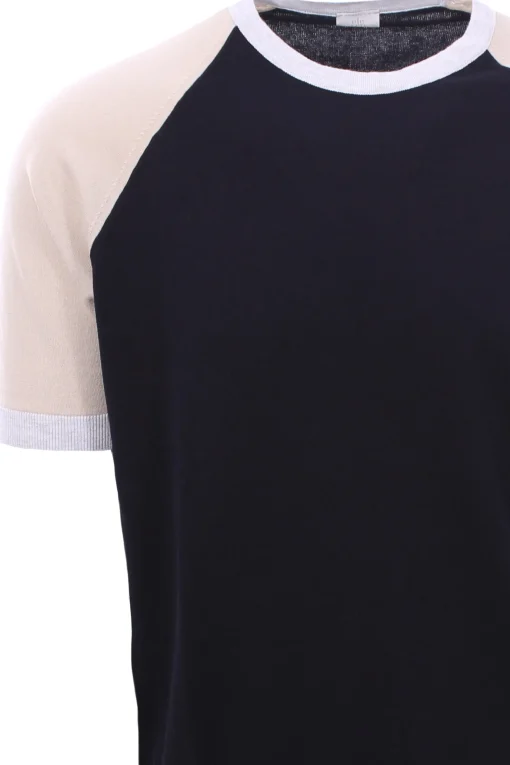 Maglia girocollo tricolor