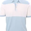 maglia polo bicolor