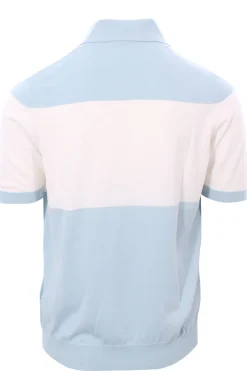 maglia polo bicolor