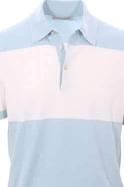 maglia polo bicolor