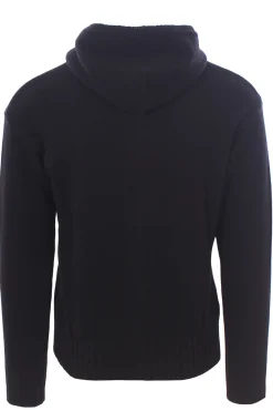 maglia zip cappuccio