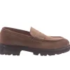mocassino in camoscio brushed