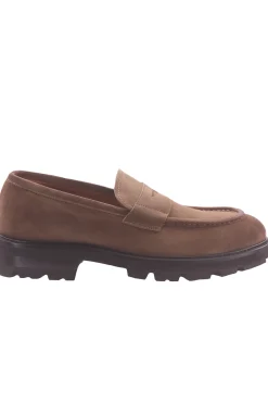 mocassino in camoscio brushed