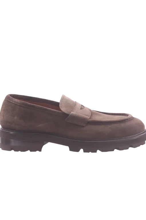 mocassino in camoscio brushed