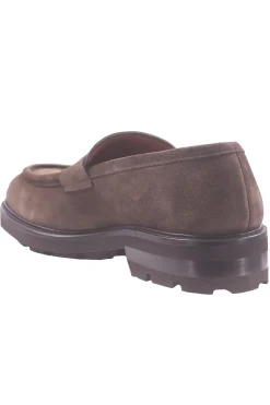 mocassino in camoscio brushed