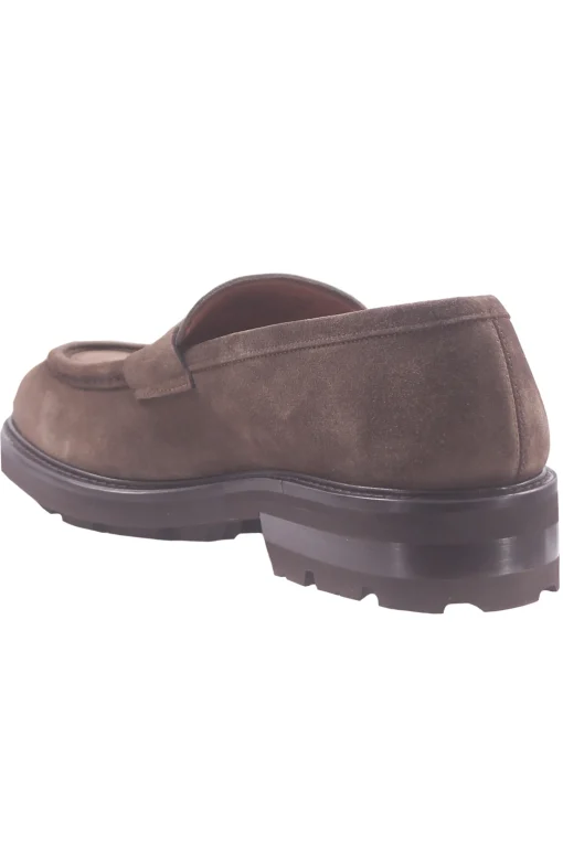 mocassino in camoscio brushed