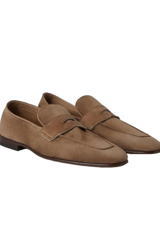 mocassino in suede