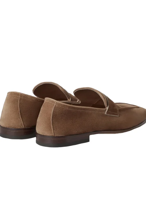 mocassino in suede