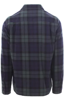 over shirt black watch in panno tinto filo