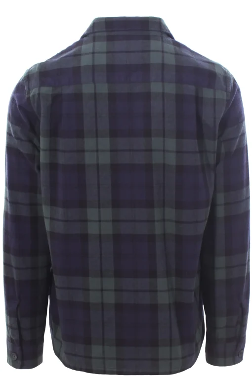 over shirt black watch in panno tinto filo