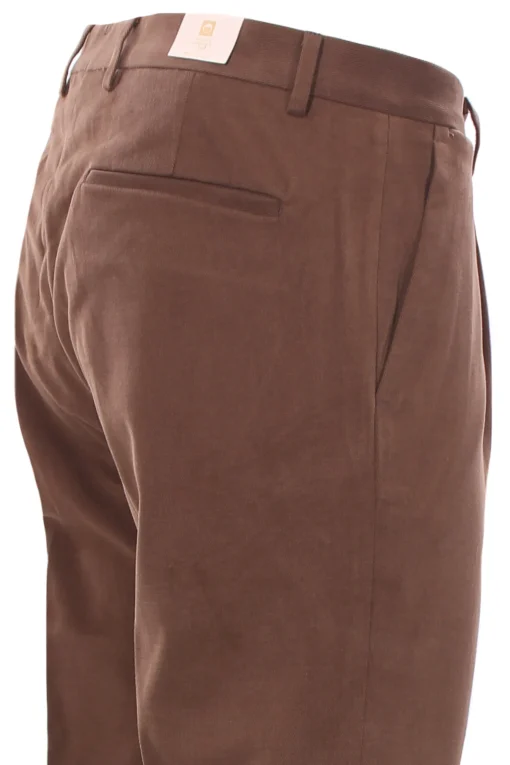 pantalone in cotone fustagnato