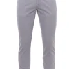 pantalone 5 tasche in cotone stretch