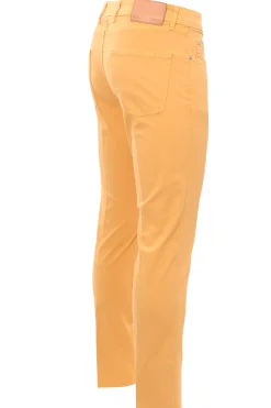 pantalone 5 tasche in cotone stretch