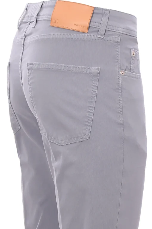 pantalone 5 tasche in cotone stretch