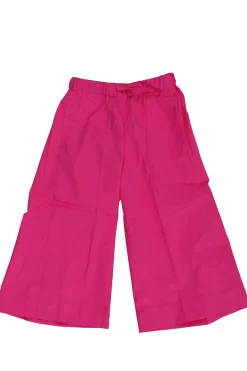Pantalone a palazzo in cotone stretch