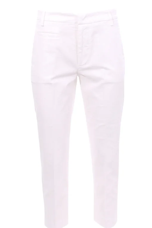 Pantalone ariel in cotone effetto micro nido d'ape